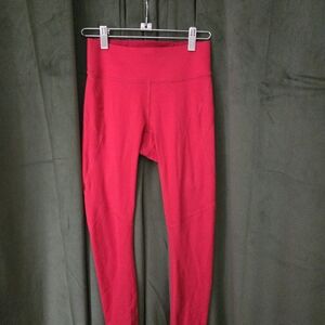 Outdoor Voices Bright Pink High-Rise Leggings